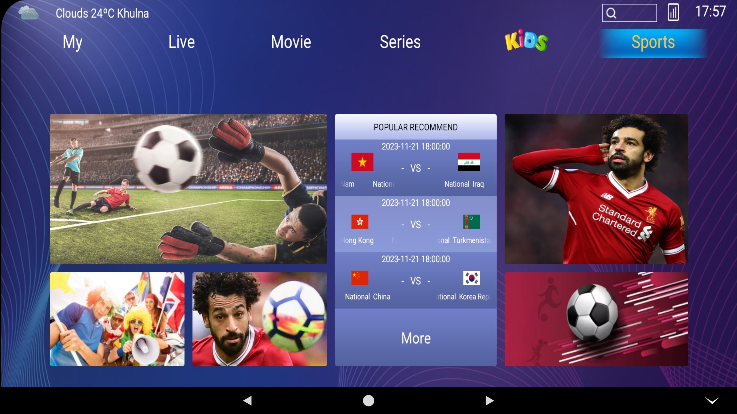 IPTV Sportkanäle Bundesliga